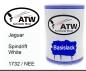 Preview: Jaguar, Spindrift White, 1732 / NEE: 500ml Lackdose, von ATW Autoteile West.